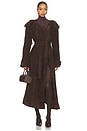 view 1 of 3 TRENCH KLARISSA in Espresso