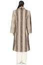 view 4 of 4 MANTEAU BETTY in Concrete Striped