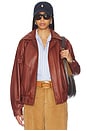 view 1 of 5 BLOUSON FLORENCE in Whiskey