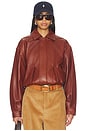 view 2 of 5 BLOUSON FLORENCE in Whiskey