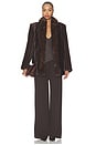 view 6 of 5 Sienna Fur Jacket in Coffee Bean