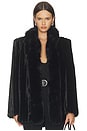view 1 of 5 Sienna Fur Jacket in Black