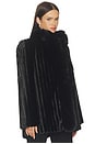 view 4 of 5 Sienna Fur Jacket in Black