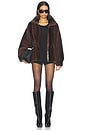 view 6 of 5 Kai Fur Jacket in Chestnut