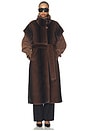 view 1 of 4 Harper Long Fur Coat in Coco