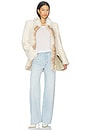 view 6 of 5 Sienna Fur Jacket in Cream