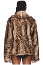view 5 of 6 Carmel Reversible Fur Coat in Natural