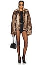 view 6 of 6 Carmel Reversible Fur Coat in Natural
