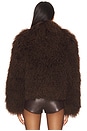 view 4 of 5 Rochelle Fur Jacket in Chocolate