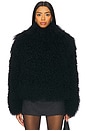 view 1 of 4 Rochelle Fur Jacket in Black