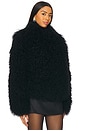 view 2 of 4 Rochelle Fur Jacket in Black