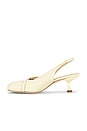 view 5 of 5 ESCARPIN VALENTINA in Light Yellow