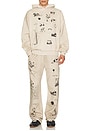 view 5 of 6 PANTALON SWEAT in Oat Marl
