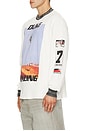 view 2 of 5 Motorcross Waffle Long Sleeve Tee in Vintage White