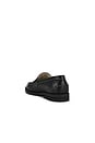 view 3 of 5 Wilde Rattan Penny Loafer in Black & Cream