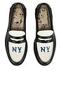 view 1 of 5 Wilde Ny Penny Loafer in Black & White