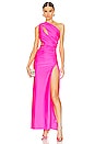 view 1 of 4 Rita Gown in Fluo Pink
