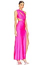 view 2 of 4 Rita Gown in Fluo Pink