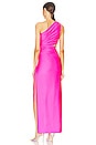 view 4 of 4 Rita Gown in Fluo Pink