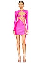 view 1 of 5 ROBE COURTE COCO BIJOUX in Fluo Pink