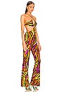 view 2 of 3 Carmen Jumpsuit in Black Zebra