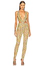 view 1 of 4 Natasha Catsuit in Multi Snake Print