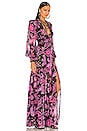 view 2 of 5 Zeppelin Maxi Dress in Black Purple Paisley