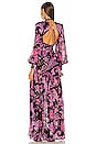 view 3 of 5 Zeppelin Maxi Dress in Black Purple Paisley