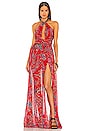 view 1 of 4 Jimi Maxi Dress in Red Paisley
