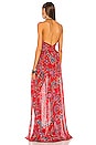 view 3 of 4 Jimi Maxi Dress in Red Paisley