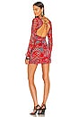view 1 of 5 Zeppelin Mini Dress in Red Paisley