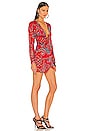 view 3 of 5 Zeppelin Mini Dress in Red Paisley