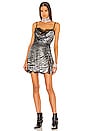 view 1 of 5 Williamsburg Mini Dress in Silver Tiger