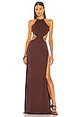 view 1 of 3 Moon Maxi Dress in Chocolate Brown