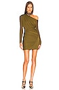 view 1 of 3 Atlas Mini Dress in Khaki Green