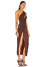 view 3 of 4 Kate Midi Dress in Chocolate Brown