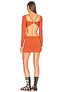 view 3 of 4 Jade Mini Dress in Rust