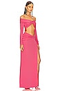 view 2 of 3 Elowen Maxi Dress in Hot Pink