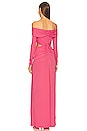 view 3 of 3 Elowen Maxi Dress in Hot Pink