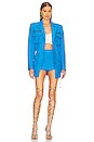 view 4 of 4 JUPE-SHORT POPPY in Turquoise Blue