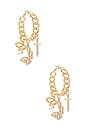 view 1 of 2 Charlotte Earrings in Gold