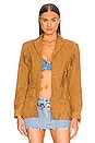view 1 of 5 CHAQUETA in Camel