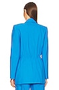 view 4 of 5 Grace Blazer in Turquoise Blue
