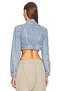 view 3 of 4 Brooks Cropped Jacket in Washed Indigo