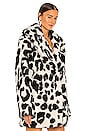 view 3 of 6 Grace Faux Fur Coat in Monochrome Leopard