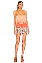 view 4 of 4 Bonham Fringe Top in Orange Ombre