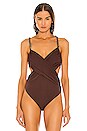 view 2 of 5 Siouxsie Bodysuit in Chocolate Brown