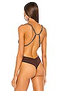view 4 of 5 Siouxsie Bodysuit in Chocolate Brown