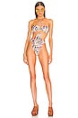 view 1 of 3 Nadja One Piece in Ivory Zebra
