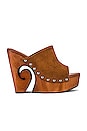 view 1 of 6 Curve Wedge in Tan